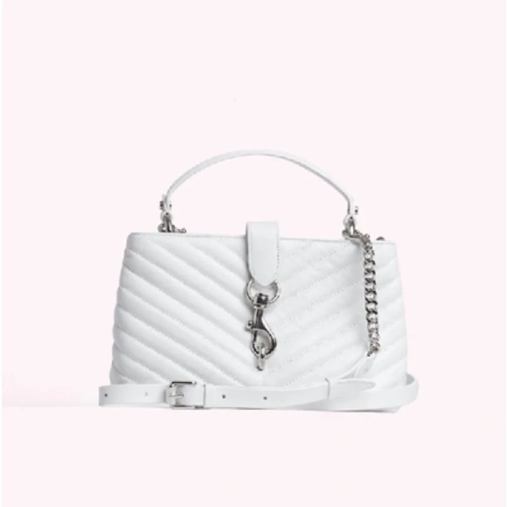 REBECCA MINKOFF LARGE EDIE TOP HANDLE SATCHEL BAG